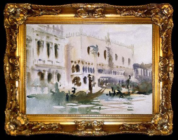 framed  John Singer Sargent From the Gondola, ta009-2